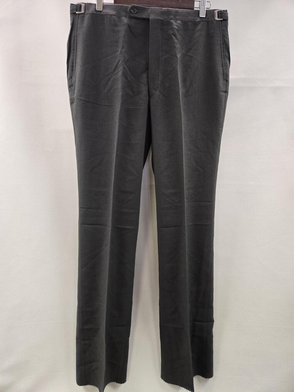 Vintage Jaymar Pants Mens 38 Gray Dress Slacks Wool Blend Made USA Classic 80s